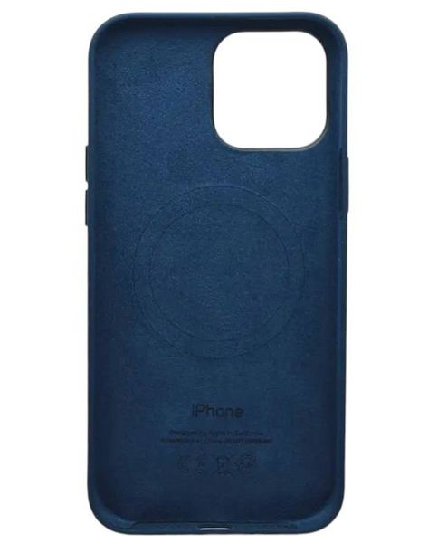 Чохол-накладка Original Silicone Case with MagSafe для Apple iPhone 13 Pro Max Abyss Blue 000016 фото