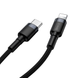 Кабель Baseus Cafule Cable Type-C to iP PD 20W 1m Gray+Black 000020 фото 2