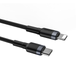 Кабель Baseus Cafule Cable Type-C to iP PD 20W 1m Gray+Black 000020 фото 3