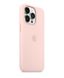 Чохол-накладка Original Silicone Case with MagSafe для Apple iPhone 13 Pro Max Chalk Pink 000023 фото 3